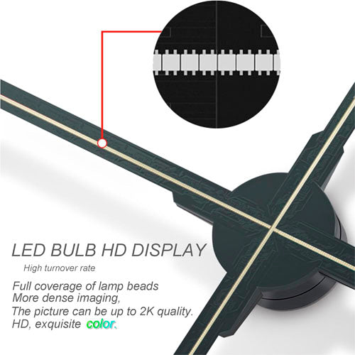 3D LED Holographic Fan