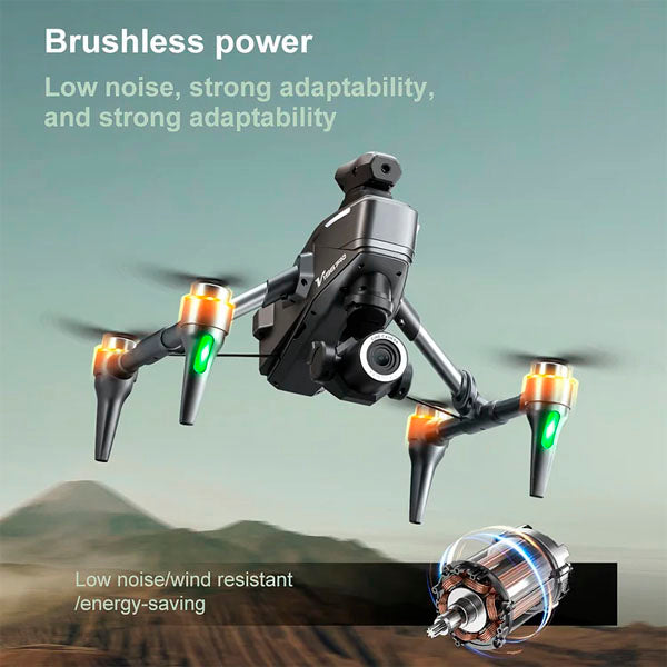โ๐New Year's Special 2025โ๐ Drone with 8K camera for adults, v196 rc quadcopter with auto return, follow me, brushless motor, circular flight, waypoint, altitude hold, headless mode, 59 minutes long flight time!!
