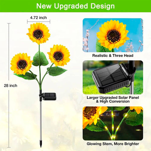 🌻Sunflower Solar Garden Stake Led Lights