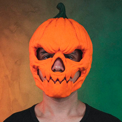 Halloween Pumpkin Head Mask