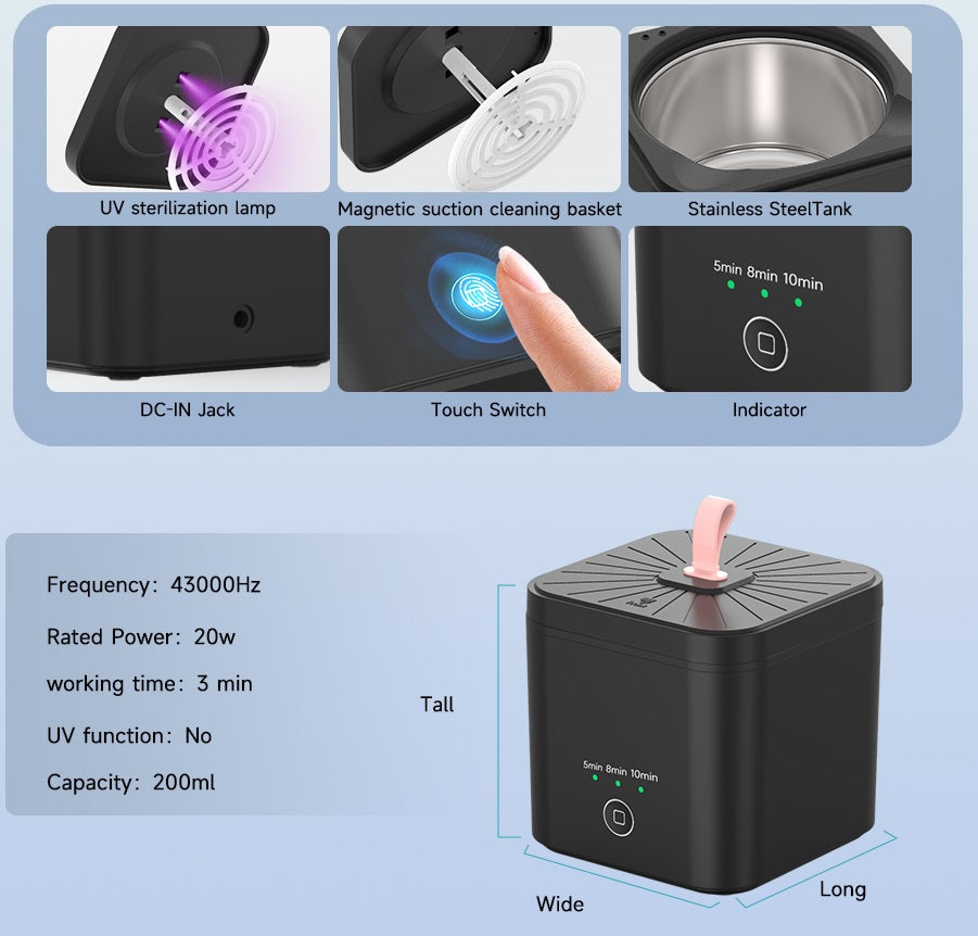 CliDent® Professional Ultrasonic Cleaner Machine for all Dental