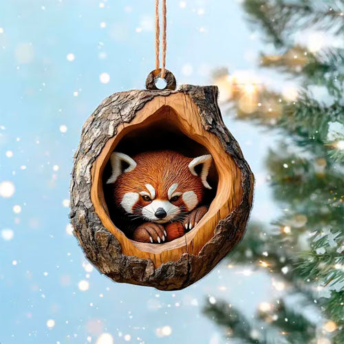 2D Acrylic Animal Christmas Ornamentš„
