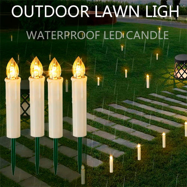 Flameless Christmas Candles - Waterproof Chandeliers🌲