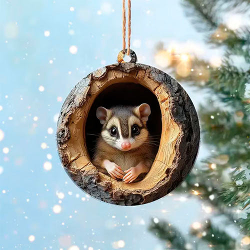 2D Acrylic Animal Christmas Ornamentš„
