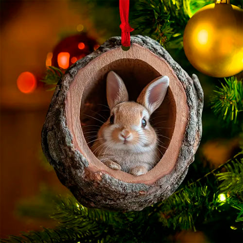 2D Acrylic Animal Christmas Ornamentš„