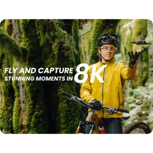 Air X1 PROMAX Drone with Camera, 192g 8K Foldable Sports Camera with 15 Automatic Modes, 42 km/h Tracking, OmniTerrain Flight, Collision Detection, Autonomous Sports Drone (Combo Fly Joy)