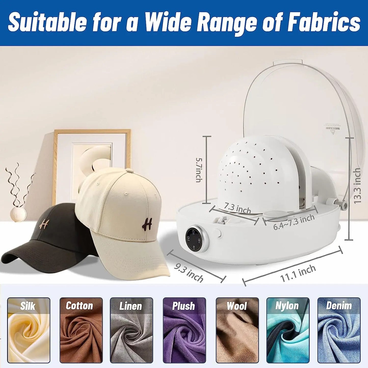 ✨Automatic Cap Cleaner with steam and Dry