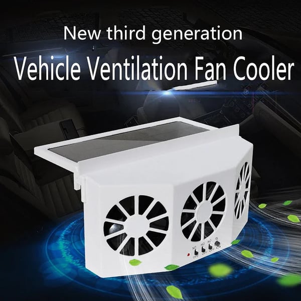 The New Solar Car Cooling Artifact 🧊[air circulation exhaust fan]🧊