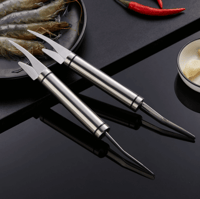 Multifunctional shrimping knife