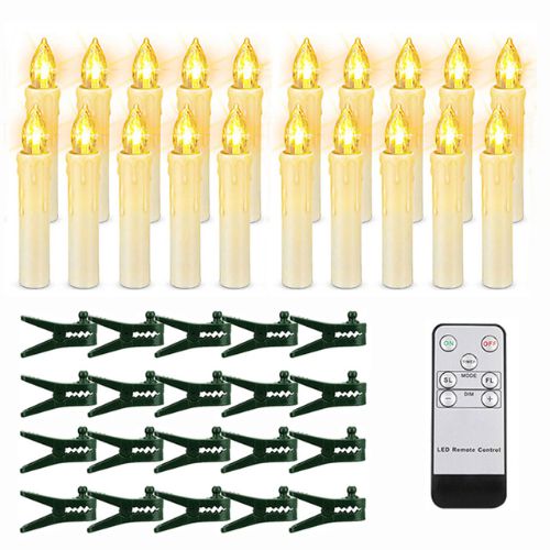 Flameless Christmas Candles - Duration 18 Hours