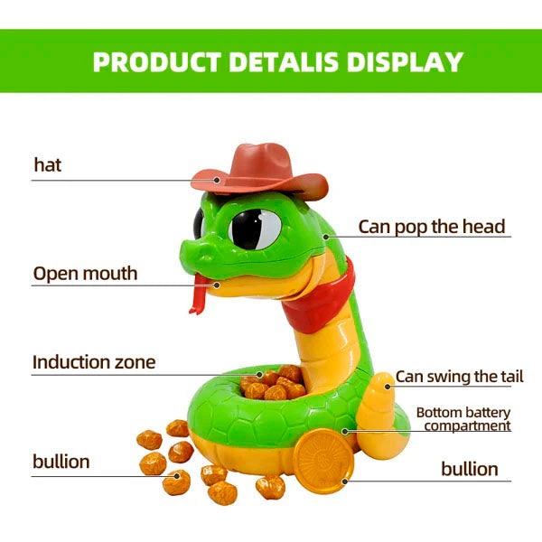 Electric Tricky And Scary Rattlesnake Toy