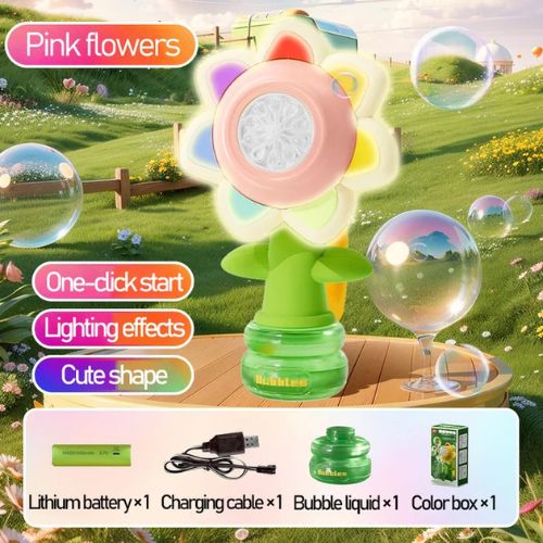Fireworks Flower Bubble Machine - Duration 14 hours