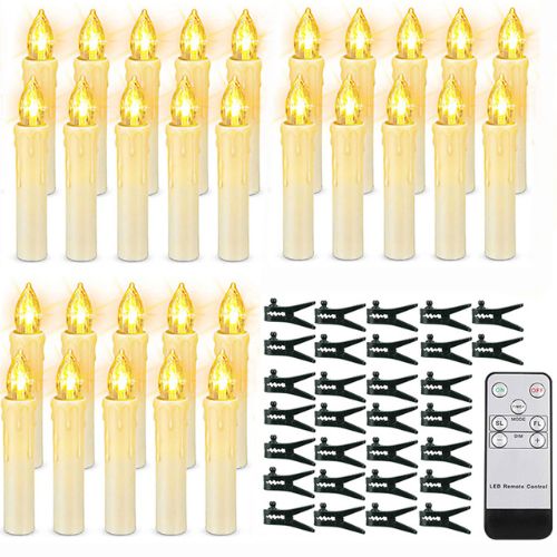 Flameless Christmas Candles - Duration 18 Hours