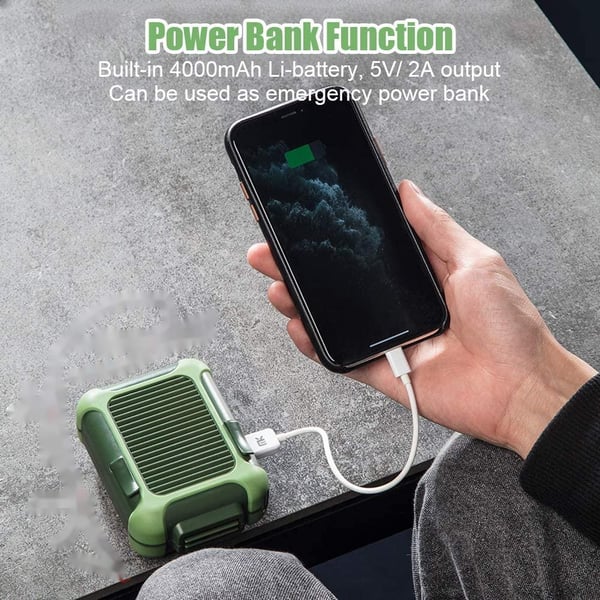 Portable Cooling Fan 4000mAH 16Hours Working Time
