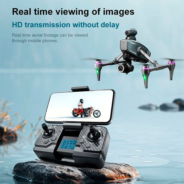 ❄🎄New Year's Special 2025⛄🔔 Drone with 8K camera for adults, v196 rc quadcopter with auto return, follow me, brushless motor, circular flight, waypoint, altitude hold, headless mode, 59 minutes long flight time!!