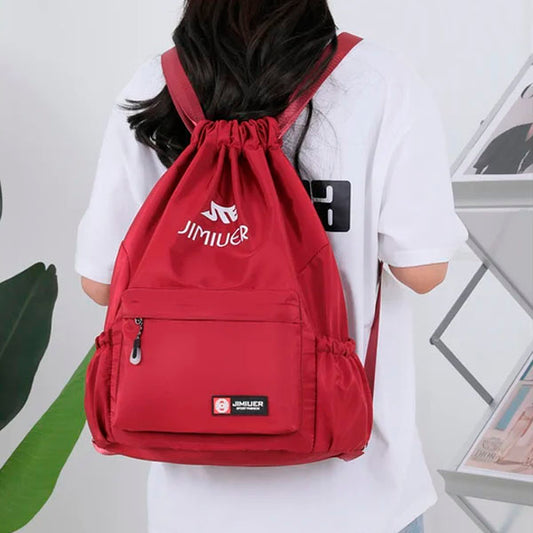 Sports Backpack Adjustable Drawstring
