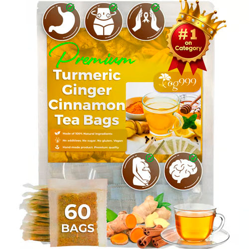 100% Natural Turmeric Ginger Cinnamon Tea