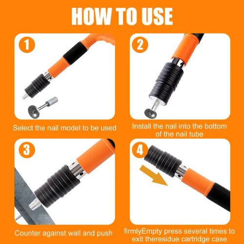 (🔥HOT SALE NOW 49% OFF🔥) - Woodworking and Decoration Integrated Nail Shooter