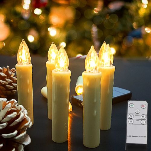 Flameless Christmas Candles - Duration 18 Hours