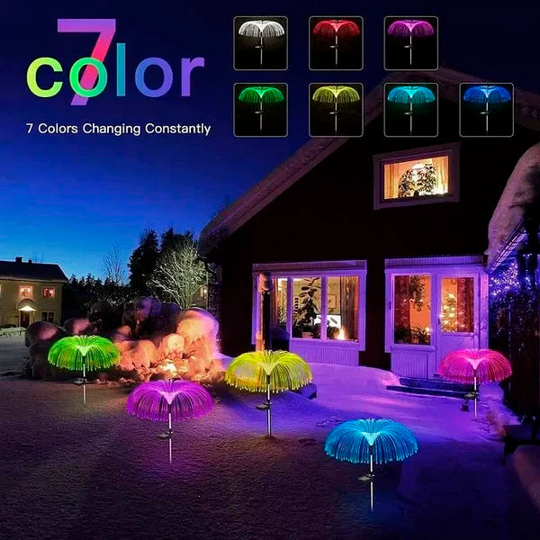 Fireworks For Garden Resistant to Rain And Snow.- (Solar Charging)