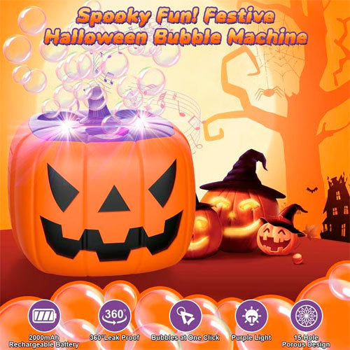 Reusable Halloween Bubble Fireworks Machine