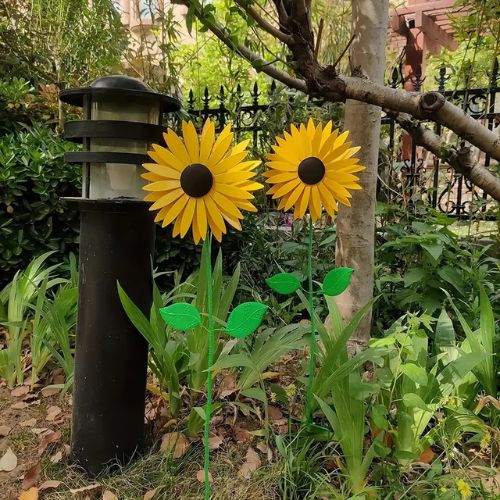 Sunflower Rotating Windmills