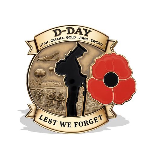 Limited Edition D-DAY 80th Anniversary Commemorative Badge