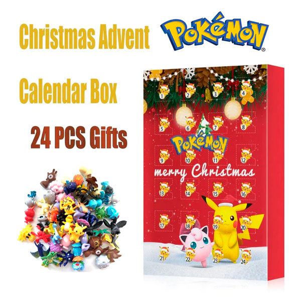 24 Pcs Pokemon Advent Calendar