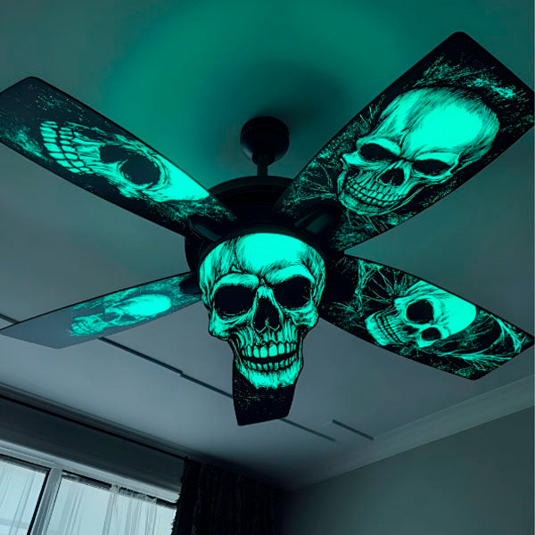 🎃 Halloween Skull Fan – Horror with style and freshness