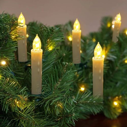 Flameless Christmas Candles - Duration 18 Hours