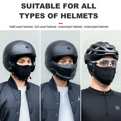 Ice silk face protection cycling hood