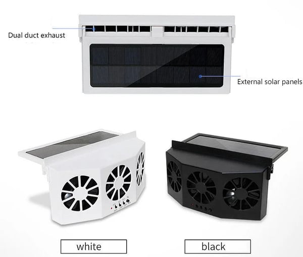 The New Solar Car Cooling Artifact 🧊[air circulation exhaust fan]🧊