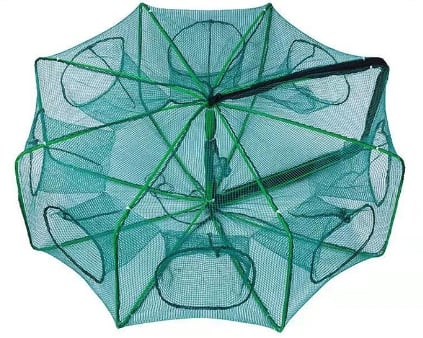 🐟Hand Cast Cage for Catching Fish Shrimp Crabs and Crawfish🐟