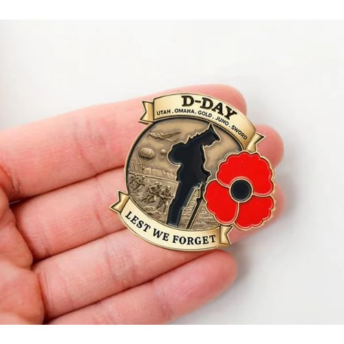 Limited Edition D-DAY 80th Anniversary Commemorative Badge