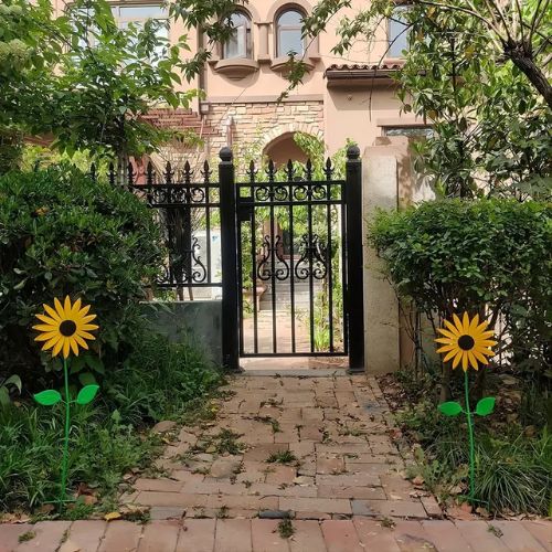 Sunflower Rotating Windmills
