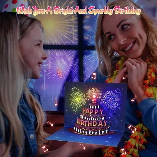 Magical And Musical 3D Gift Cards - Lights That Last 35 Days