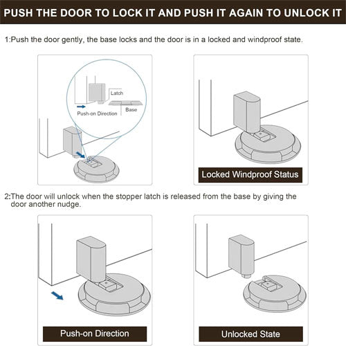 Heavy Duty Steel Door Stop