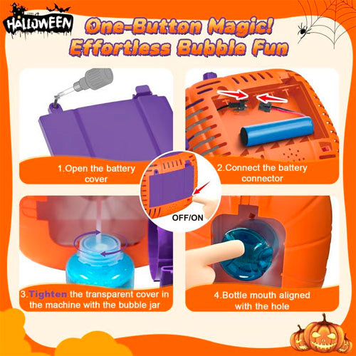 Reusable Halloween Bubble Fireworks Machine