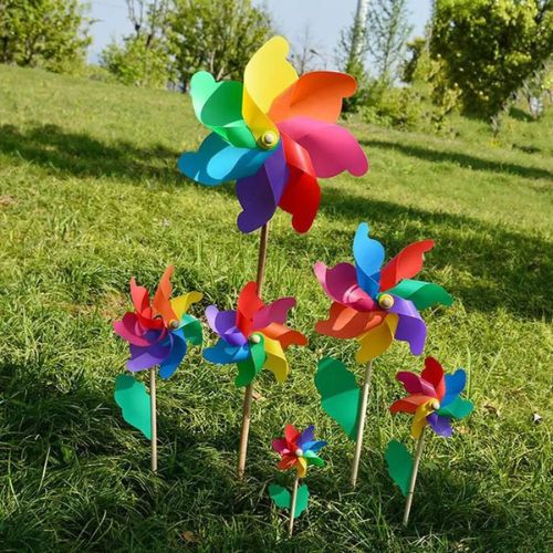 Colorful Windmills