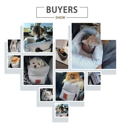 🔥Snuggly-Safe Puppy Car Seat