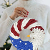 Independence Day Patriotic Eagle Wreath Decoration