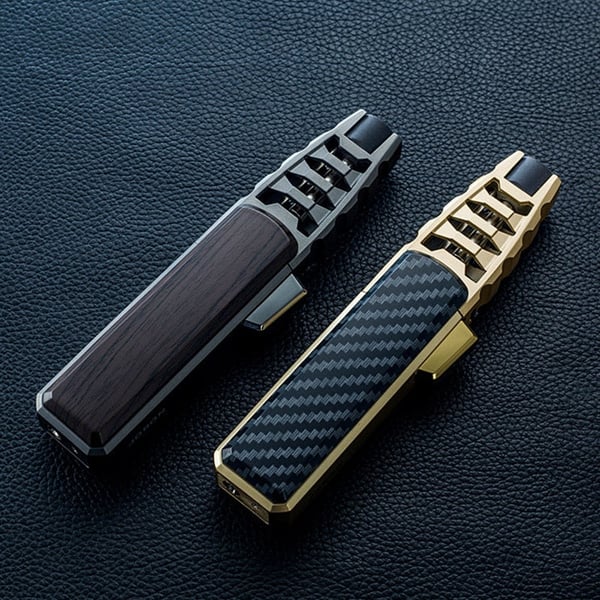 🔥Windproof Straight Torch Blue Flame Lighter