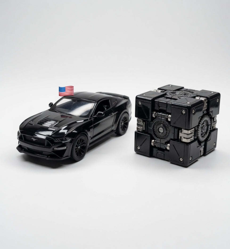 Volkswagen - Mustang GT - Transforming Robot Cube Set