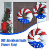 Independence Day Patriotic Eagle Wreath Decoration