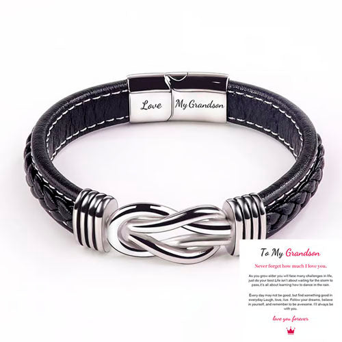Son's Infinity Knot Bracelet Gift Set