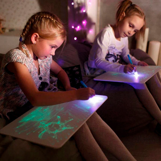 🎁🌟Magic LED Light Drawing Pad - Release the Creativity Of