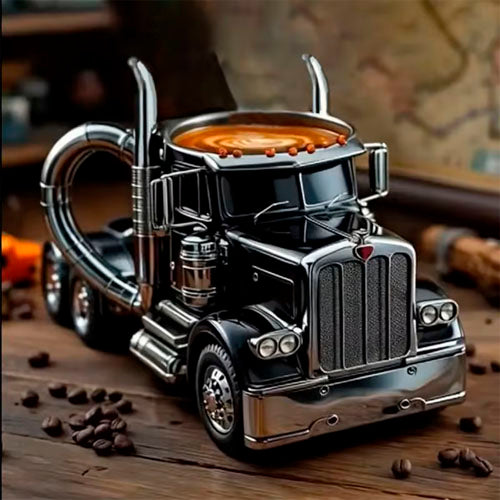 Semi-Truck Coffee Mugs