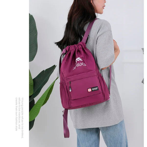 Sports Backpack Adjustable Drawstring
