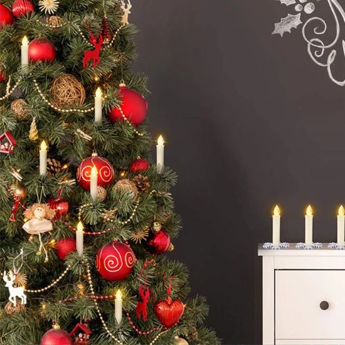 Flameless Christmas Candles - Duration 18 Hours