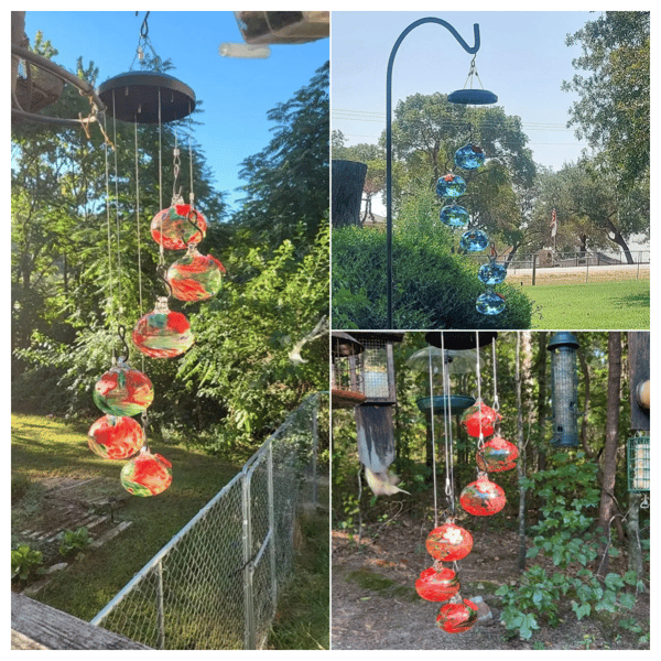 Charming Wind Chimes Hummingbird feeders